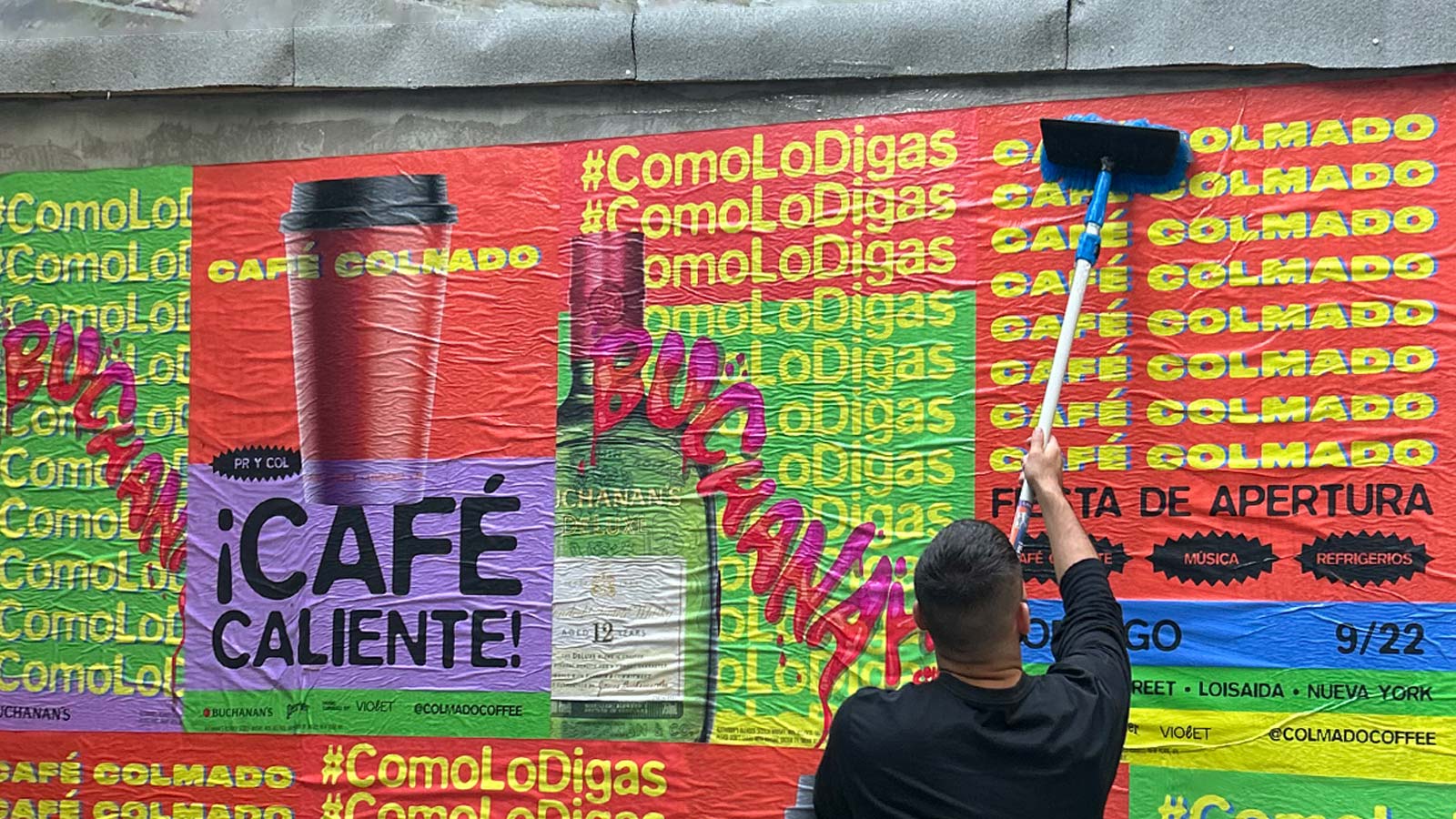 Wheatpasting Installation Street Teams 1